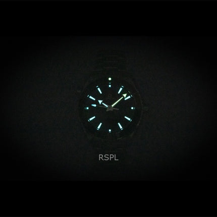 Omega Seamaster Planet Ocean ruostumattomasta teräksestä valmistettu musta kellotaulu automaattinen sukeltajan 215.30.44.21.01.002 600M miesten kello