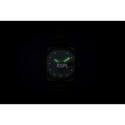 Bulova Super Seville -kullanvärinen ruostumattomasta teräksestä valmistettu valkoinen kellotaulu kvartsi 97B223 miesten kello