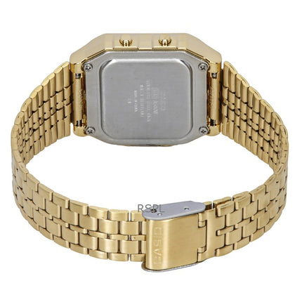 Casio Digital ruostumattoman teräksen maailman aika A500WGA 1DF A500WGA-1 Miesten kello