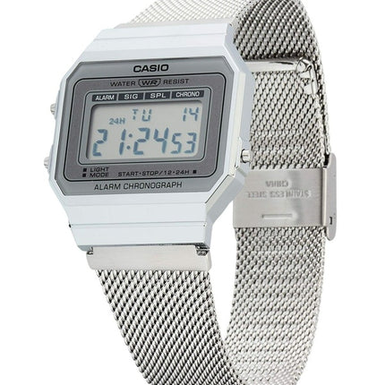Casio Youth Vintage päivittäinen hälytyskvartsi A-700WM-7A A700WM-7A 100M naisten kello