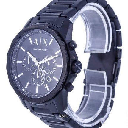Armani Exchange Chronograph ruostumaton teräs musta kellotaulu kvartsi AX1722 miesten kello