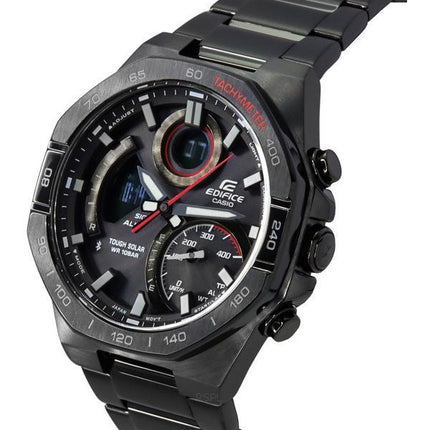 Casio Edifice Analoginen digitaalinen mobiililinkki musta kellotaulu Tough Solar ECB-950DC-1A 100M miesten kello