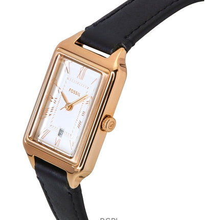 Fossil Raquel nahkaranneke valkoinen kellotaulu kvartsi ES5310 naisten kello