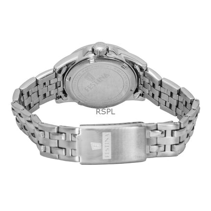 Festina Classic ruostumattomasta teräksestä valmistettu sininen kellotaulu kvartsi F20455-3 100M naisten kello