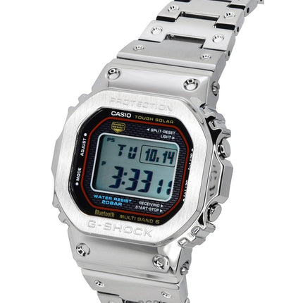 Casio G-Shock täysmetallinen digitaalinen älypuhelinlinkki ruostumattomasta teräksestä valmistetulla aurinkokennolla GMW-B5000D-1C 200M miesten kello