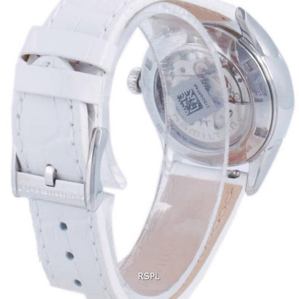 Hamilton Jazzmaster avoin sydän timantti aksentti automaattinen H32205890 naisten kello