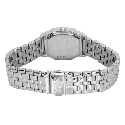 Invicta Wildflower ruostumattomasta teräksestä valmistettu hopeinen kellotaulu kvartsi 48957 naisten kello