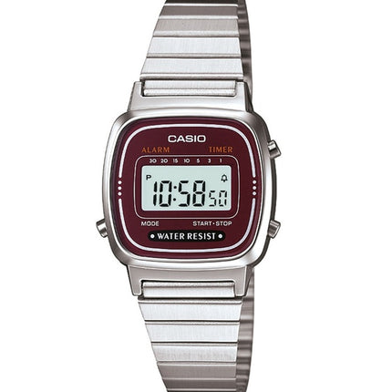 Casio hälytys Digital LA-670WA - 4D naisten Kello