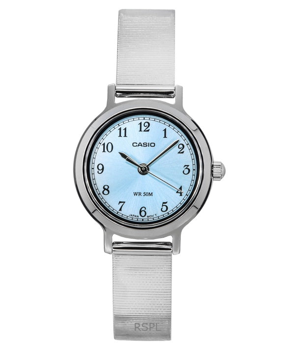 Casio Standard Analoginen ruostumattomasta teräksestä valmistettu sininen kellotaulu kvartsi LTP-B170D-2BV naisten kello