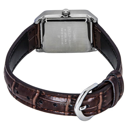 Casio Standard analoginen nahkaranneke valkoinen kellotaulu kvartsi LTP-V007L-7E2 naisten kello