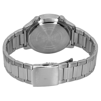 Casio Standard Analoginen ruostumaton teräs musta kellotaulu kvartsi MTD-130D-1A2V 100M miesten kello