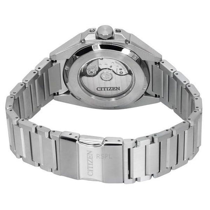 Citizen Series 8 ruostumattomasta teräksestä valmistettu vihreä kellotaulu, automaattinen NB6050-51W 100M miesten kello