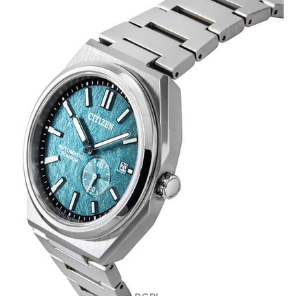Citizen Zenshin Super Titanium Green Dial Automatic NJ0180-80X 100M miesten kello