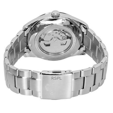 Orient Classic Contemporary ruostumattomasta teräksestä valmistettu punainen avoin sydänkello, automaattinen RA-AR0010R miesten