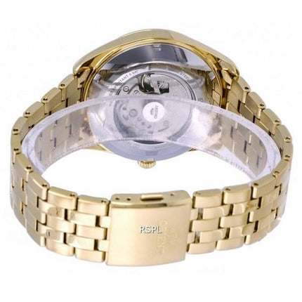Orient Contemporary monivuotinen kalenteri kultasävyinen automaattinen RA-BA0001G10B miesten kello