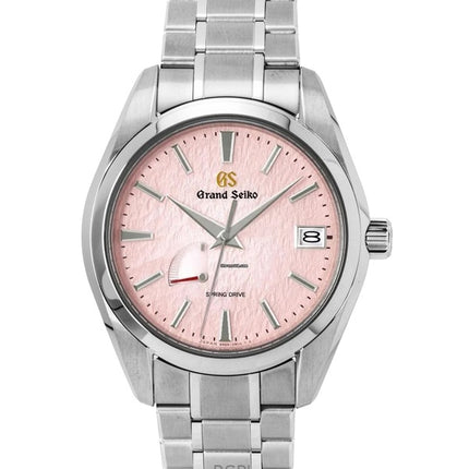Grand Seiko Heritage Limited Edition 20-vuotisjuhlamallin titaanipinkki kellotaulu automaattinen SBGA497G 100M miesten kello