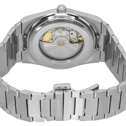 Tissot PRX Powermatic 80 ruostumaton teräs vaaleanvihreä kellotaulu, automaattinen T137.407.11.091.01 100M miesten kello
