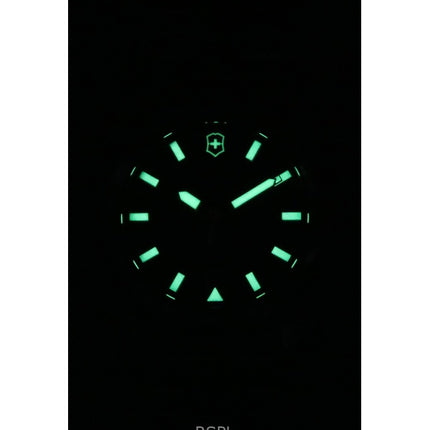 Victorinox INOX ruostumattomasta teräksestä valmistettu musta kellotaulu automaattinen sukeltajan 242019 200M miesten kello