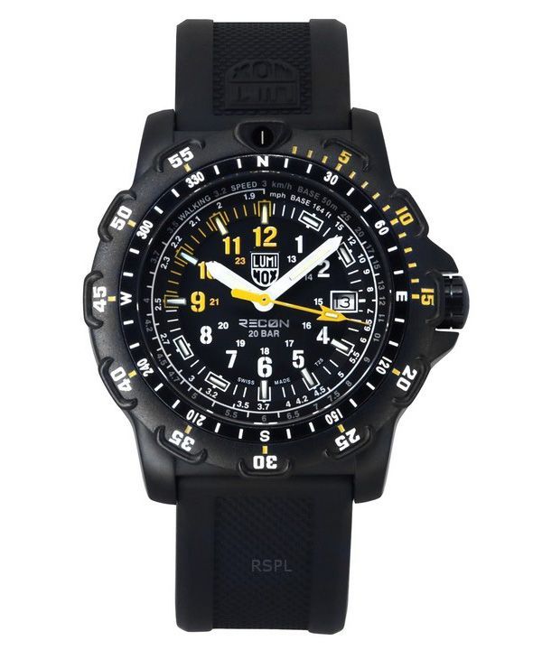 Luminox RECON Point Man Heritage kumi- ja nailonhihna musta kellotaulu Quartz XL.8825.H.SET 100M miesten kello