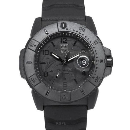 Luminox Navy Seal Foundation kumihihna musta kellotaulu kvartsi Diver',s XS.3601.BO.NSF 200M miesten kello