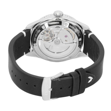 Oris Divers Sixty Five 12H nahkaranneke mustalla taululla automaattinen 01 400 7772 4054-07 5 20 82 100M miesten kello