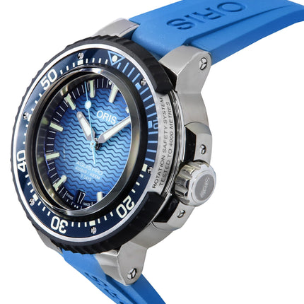 Oris Aquis Pro kumihihna sininen kellotaulu automaattinen sukeltaja 01-400-7777-7155-sarja 4000M miesten kello