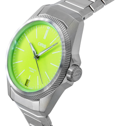 Oris ProPilot X Kermit Edition Titanium Green kellotaulu automaattinen 01-400-7778-7157-Set 100M miesten kello
