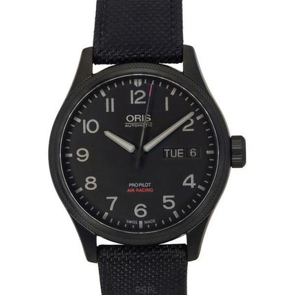 Oris ProPilot Air Racing Edition V kangashihna musta kellotaulu Automaattinen 01 752 7698 4784-setti 100M miesten kello