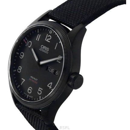 Oris ProPilot Air Racing Edition V kangashihna musta kellotaulu Automaattinen 01 752 7698 4784-setti 100M miesten kello