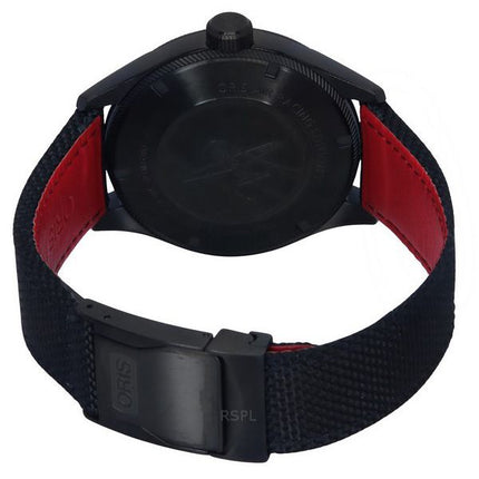 Oris ProPilot Air Racing Edition V kangashihna musta kellotaulu Automaattinen 01 752 7698 4784-setti 100M miesten kello