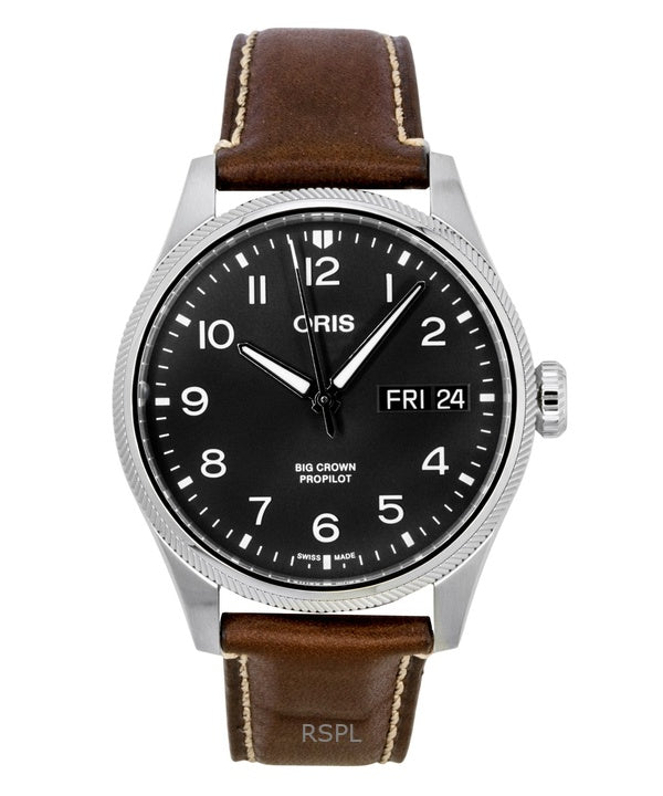 Oris Big Crown ProPilot Big Day Date Grey Dial Automatic 01 752 7760 4063-07 5 22 07LC 100M miesten kello