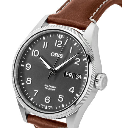 Oris Big Crown ProPilot Big Day Date Grey Dial Automatic 01 752 7760 4063-07 5 22 07LC 100M miesten kello