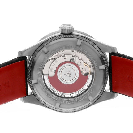 Oris Big Crown ProPilot GMT kangashihna punainen kellotaulu automaattinen 01 798 7773 4268-07 3 20 14GLC 100M miesten kello