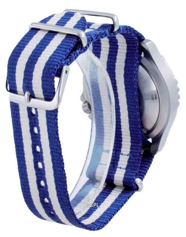 Suhde vapaa Diver Helium Safe Nylon Automatic Diver&#39,s 1066KE20-33VA-BLU-var-NATO2 1000M miesten kello