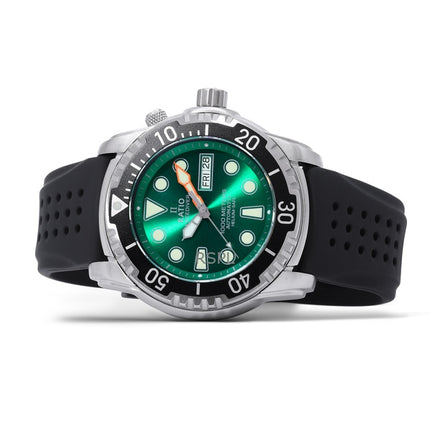 Suhdevapaa Diver Helium-Safe 1000M Sapphire Automaattinen 1068HA90-34VA-GRN miesten kello