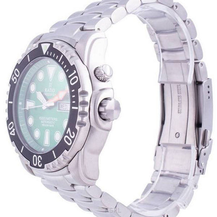 Suhdevapaa Diver Helium-Safe 1000M Sapphire Automaattinen 1068HA96-34VA-GRN miesten kello