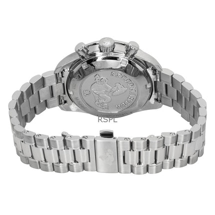 Omega Speedmaster Chronograph ruostumattomasta teräksestä valmistettu musta kellotaulu automaattinen 324.30.38.50.01.001 100M miesten kello