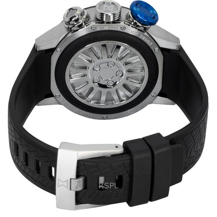 Edox Chronorally Chronograph -kumiranneke, harmaa kellotaulu, kvartsi 38003-TINBU-GNBU 100M miesten kello