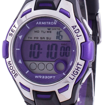 Armitron Sport 457030PUR Quartz Dual Time naistenkello