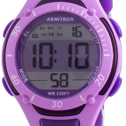 Armitron Sport 457062PUR Quartz Dual Time naistenkello