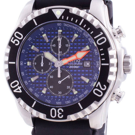 Suhde 200 m sukeltajakvartsi kronografia Sapphire 48HA90-17 - CHR-BLU miesten kello