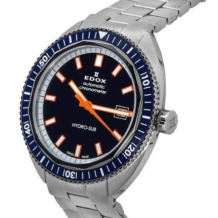Edox Hydro-Sub automaattinen kronometri rajoitettu painos sininen kellotaulu Diver&#39,s 80128 3BUM BUIO 300M miesten kello