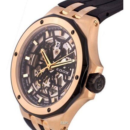 Edox Delfin Mecano Diverin luurankokellotaulu, automaattinen 85303357RNNRN 200M miesten kello
