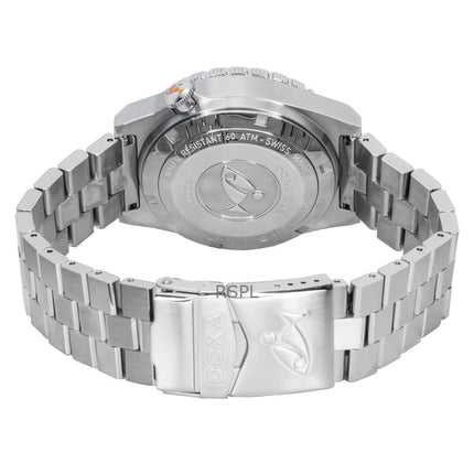 Doxa SUB 600T Searambler ruostumattomasta teräksestä valmistettu valkoinen kellotaulu automaattinen sukeltajan 862.10.021.10 600M miesten kello