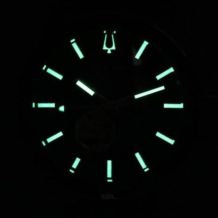 Bulova Maquina Chronograph musta kellotaulu musta hihna kvartsi 98B381 miesten kello