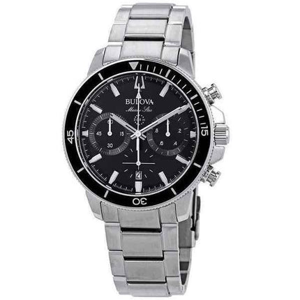 Bulova Surveyor musta avoin sydänkello, automaattinen 96A273 miesten kello