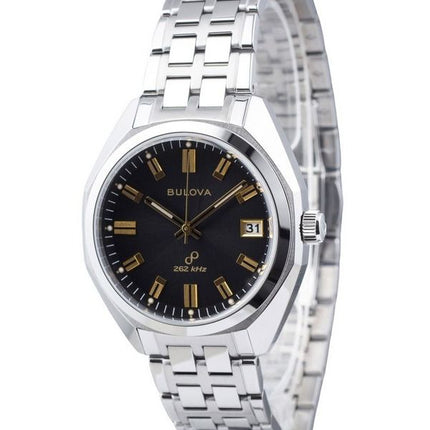 Bulova Classic Precisionist Jet Star ruostumattomasta teräksestä valmistettu harmaa kellotaulu kvartsi 96B415 miesten kello
