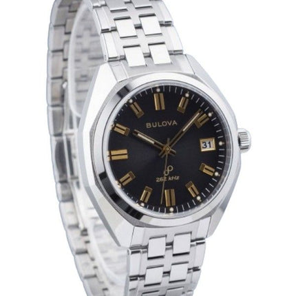 Bulova Classic Precisionist Jet Star ruostumattomasta teräksestä valmistettu harmaa kellotaulu kvartsi 96B415 miesten kello