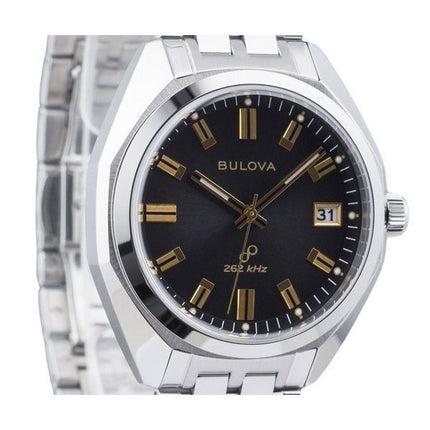 Bulova Classic Precisionist Jet Star ruostumattomasta teräksestä valmistettu harmaa kellotaulu kvartsi 96B415 miesten kello