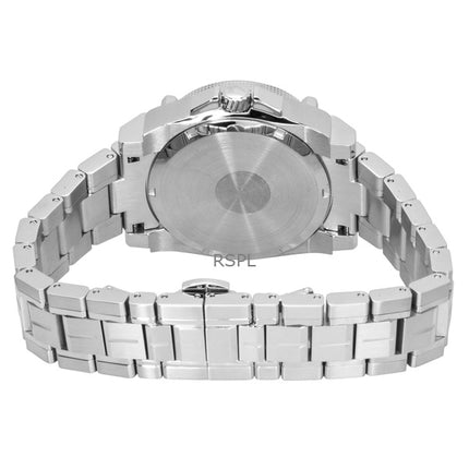 Bulova Icon Precisionist ruostumattomasta teräksestä valmistettu musta kellotaulu kvartsi 96B417 100M miesten kello